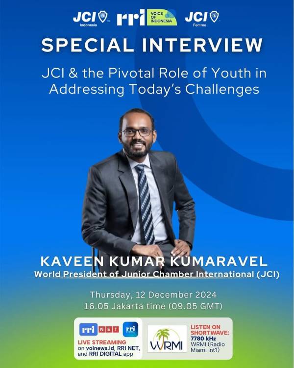 Special Interview "JCI & the Pivotal Role of Youth in Addressing Today’s Challenges"